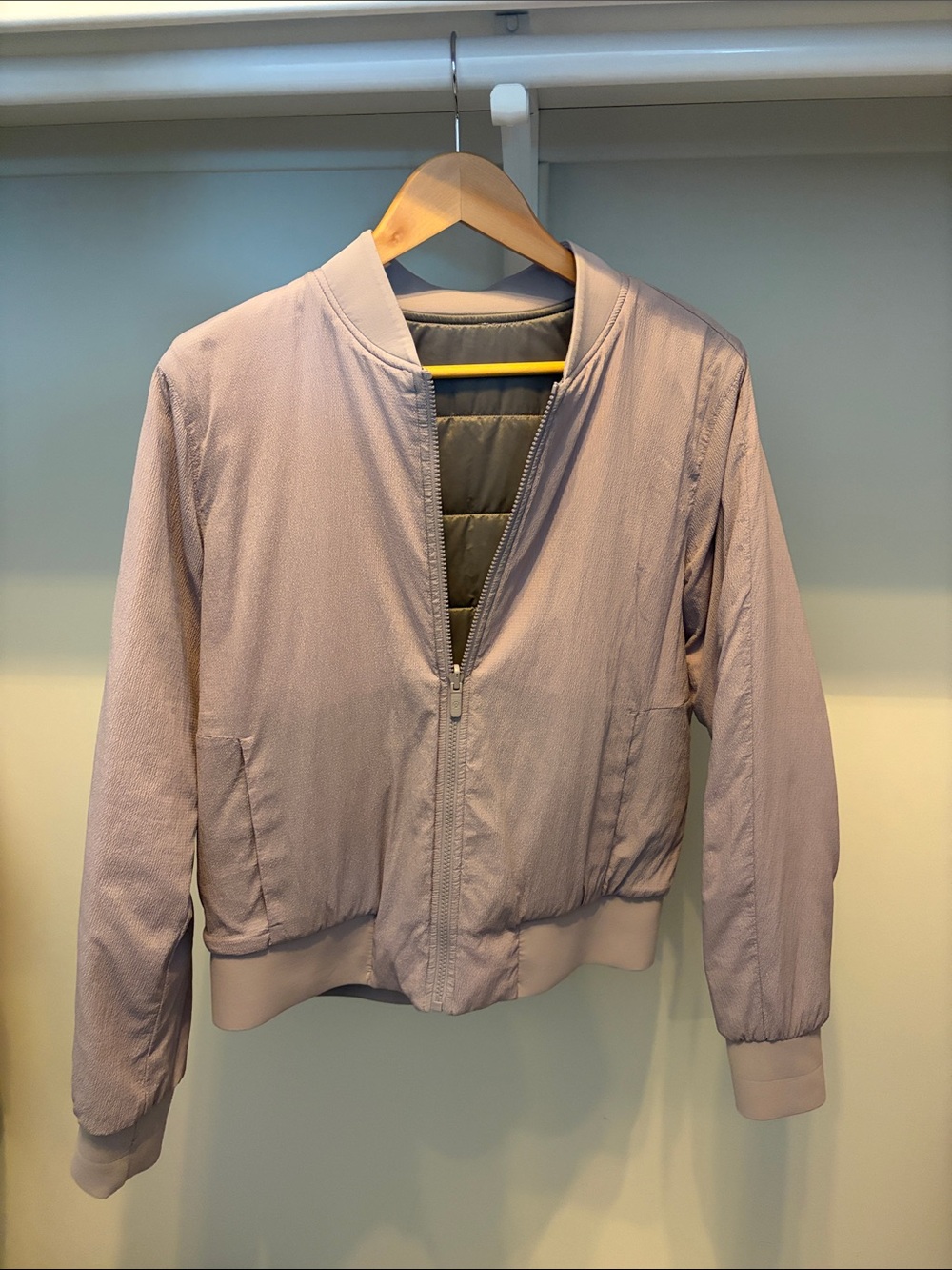 Women’s lululemon reversible Light Mauve Bomber Jacket - Brand